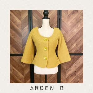 ARDEN B - Mini Pea Blazer - SZ: Small